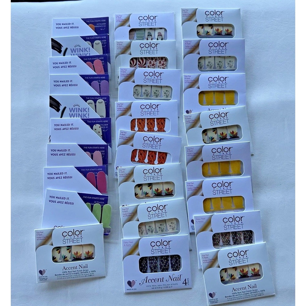 Color street Nail Polish Strips 211 Pc Lot rare OG sets 166 Nail‎ Kits + 45 Xtra - Picture 8 of 15